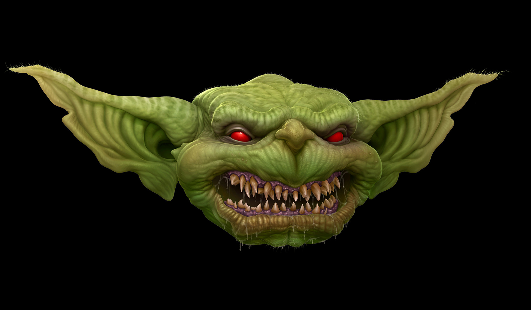 A group of menacing goblins, similar to those we encountered